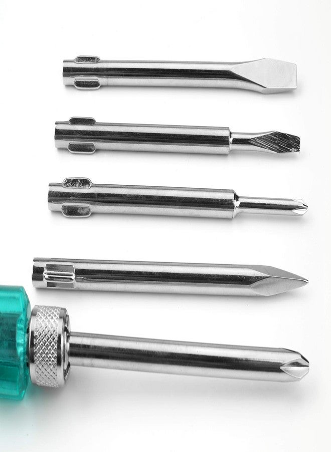 ACHRO 908 Universal Tool Kit Set for Home/Garage/Car/Bike/Industry, Contains 6 Pcs Screwdriver Set & 8 inch Combination Plier, 8 inch Adjustable Spanner (Set of 8 pcs Tool kit) - Image 2